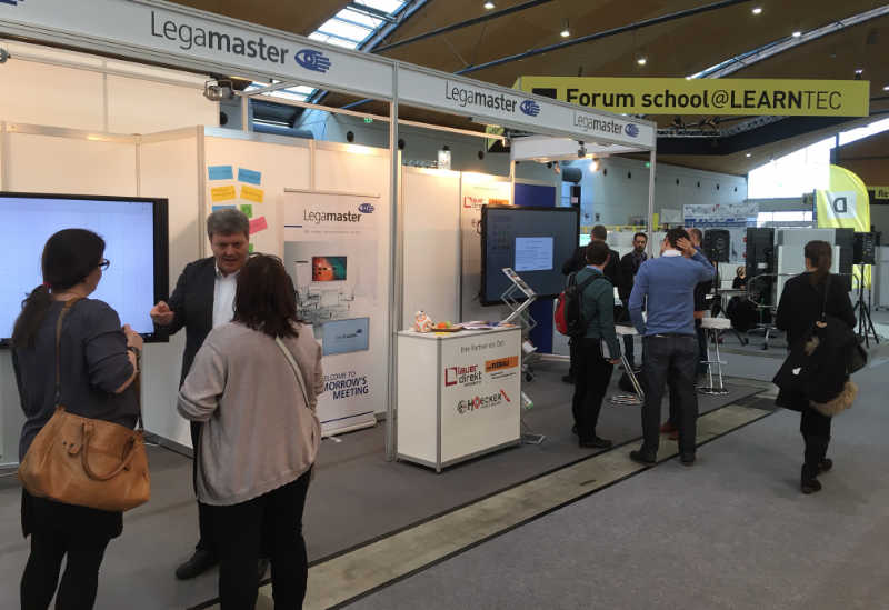 Lauer-Direkt als Standpartner von Legamaster auf der Learntec 2018